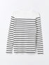 LC Waikiki Crew Neck Striped Long Sleeve Women's T-shirt